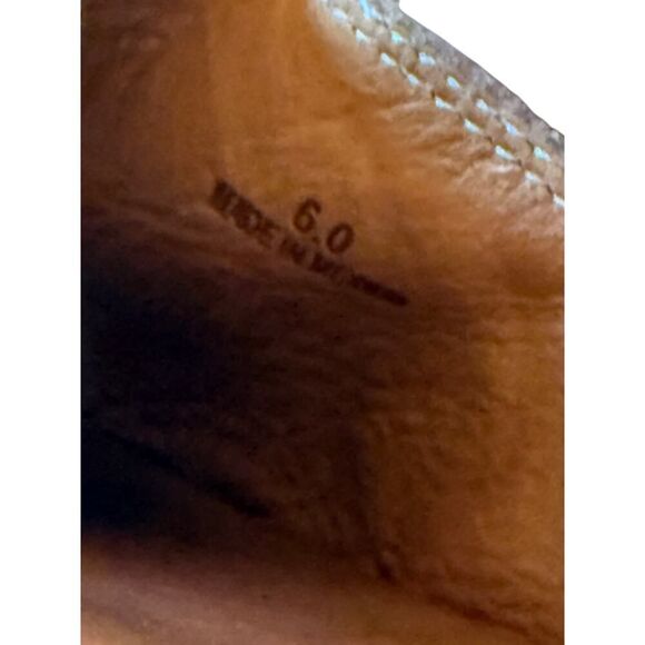 Bed Stue Fairlee Platform Rustic Brown Leather Slides Women's Size 6 - Picture 9 of 12